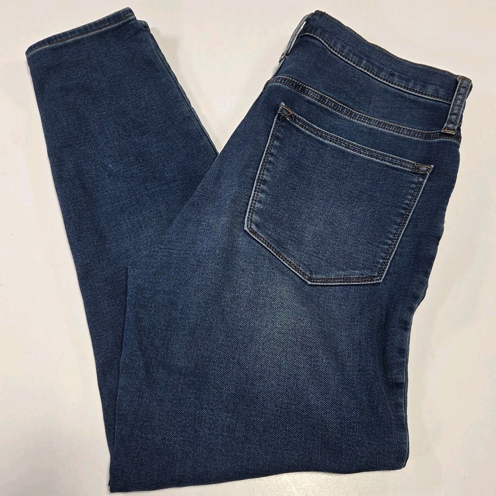 J.Crew 9" High-Rise Skinny Jeans Dark Wash Denim AS161 Womens 28